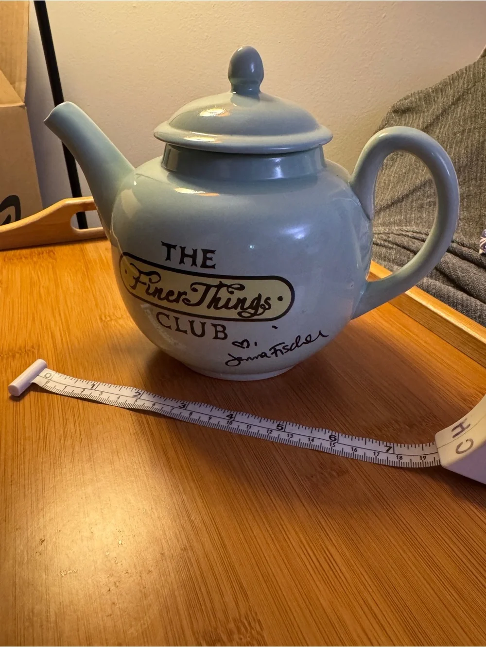 The Office Finer Things Club Teapot 🫖 (Autographed by Jenna Fischer)